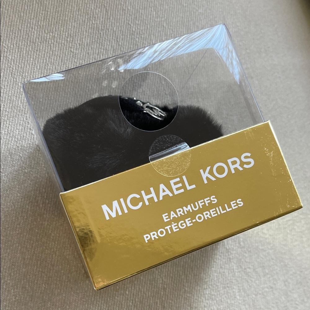 MICHAEL KORS RHINESTONE EAR MUFFS